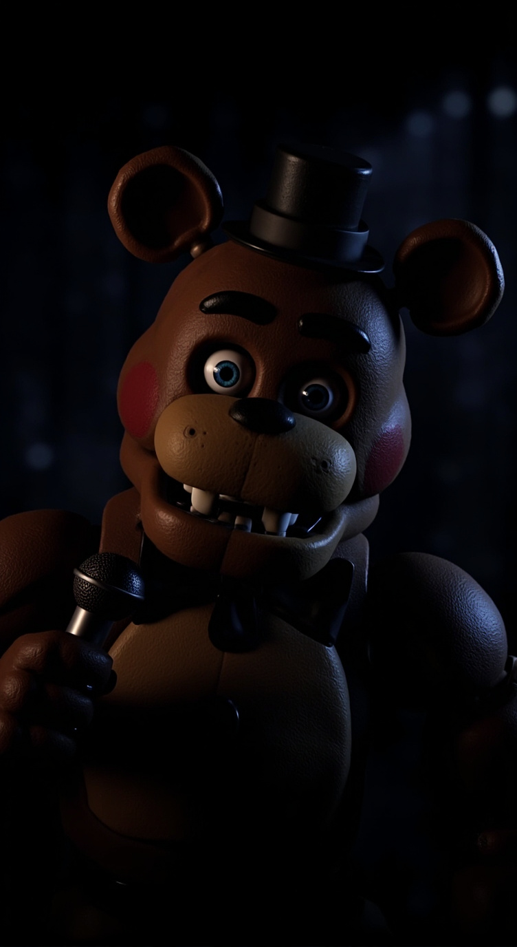 ai character: Freddy Fazbear  background