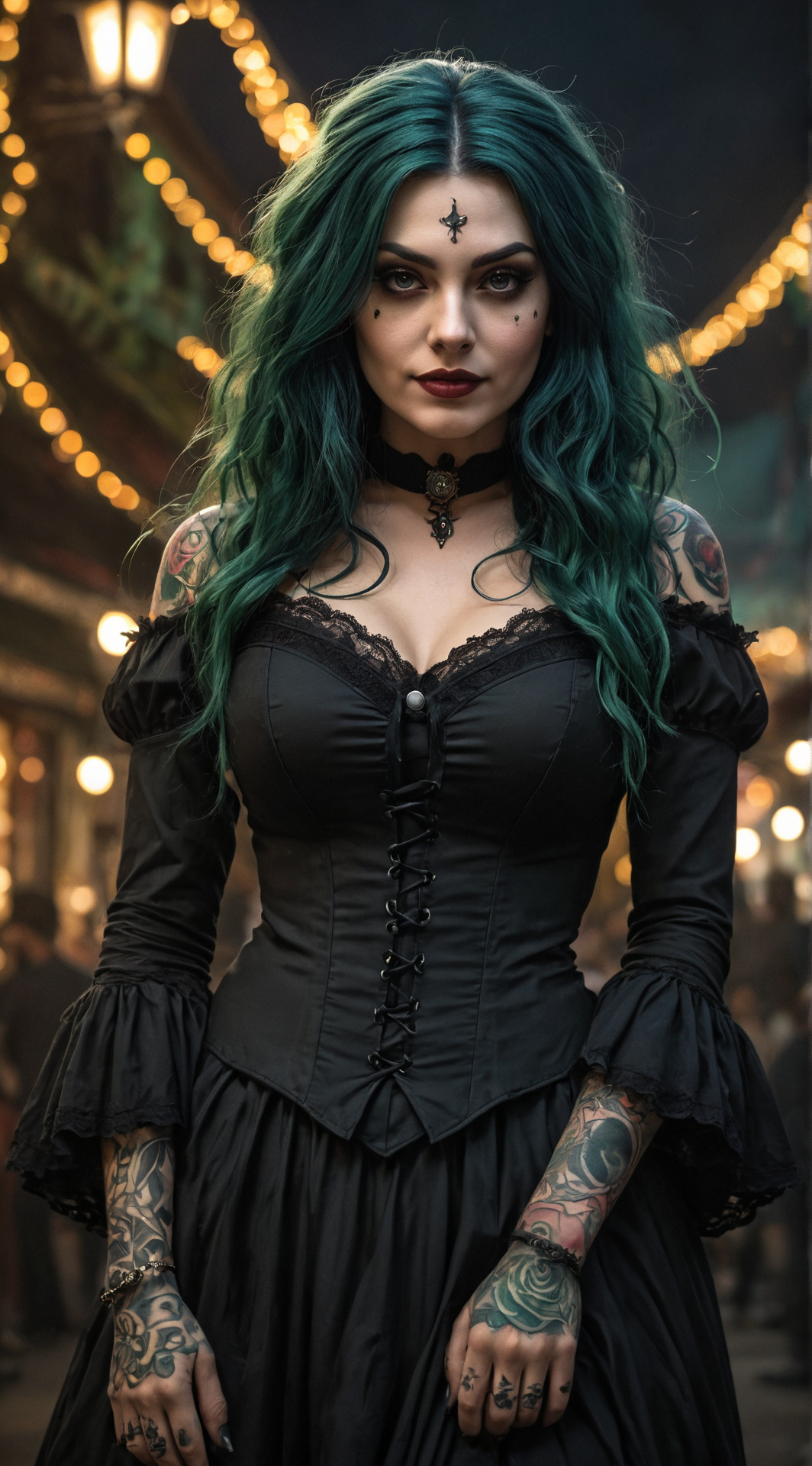 ai character: Gypsy Carnival  background