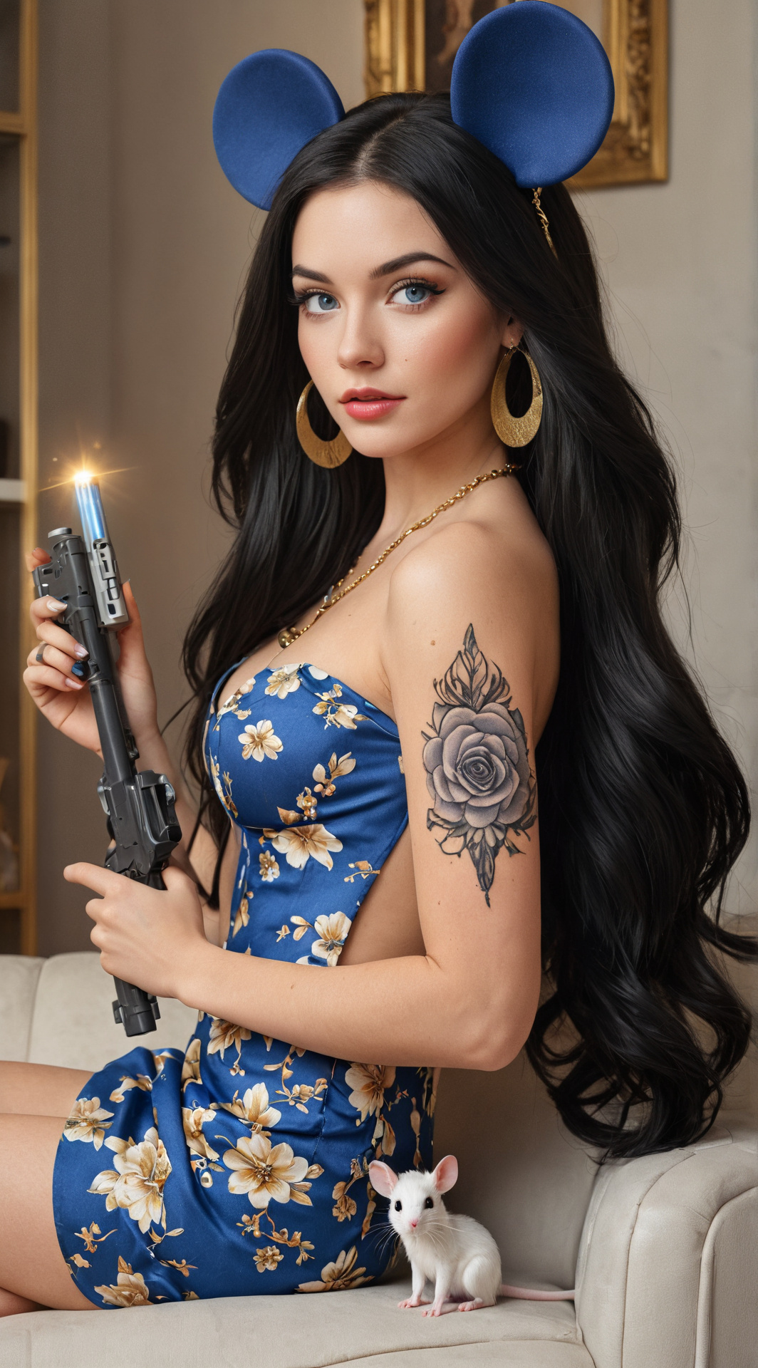 ai character: Mad Mouse  background