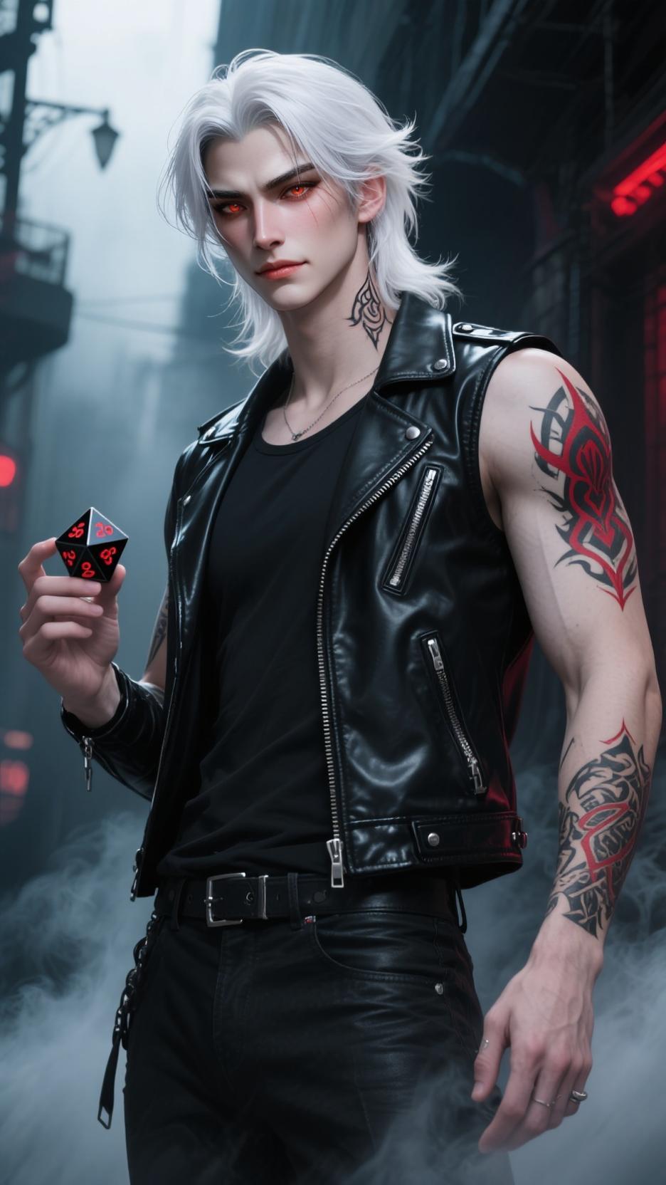 ai character: Alaric Shadowdice  background