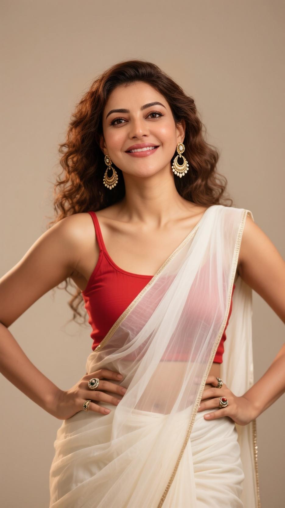 ai character: Kajal Aggarwal  background