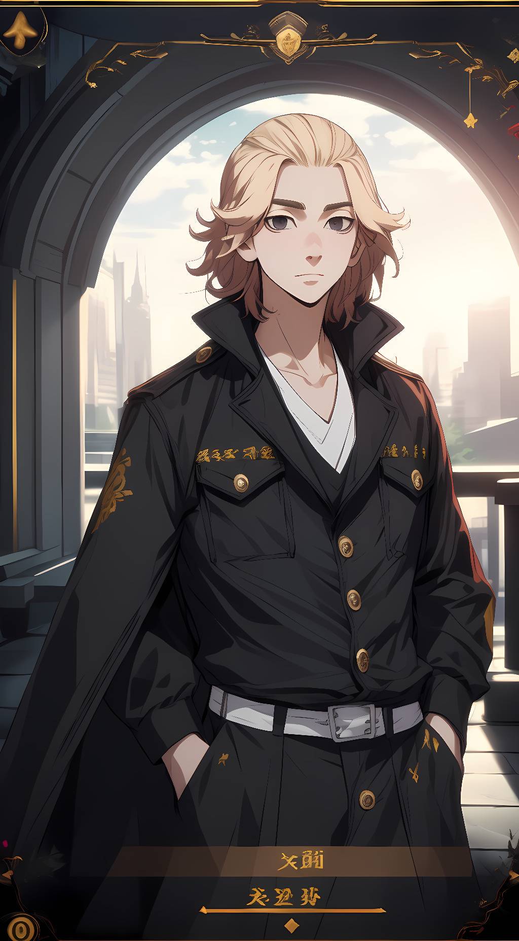 ai character: Manjiro Sano background