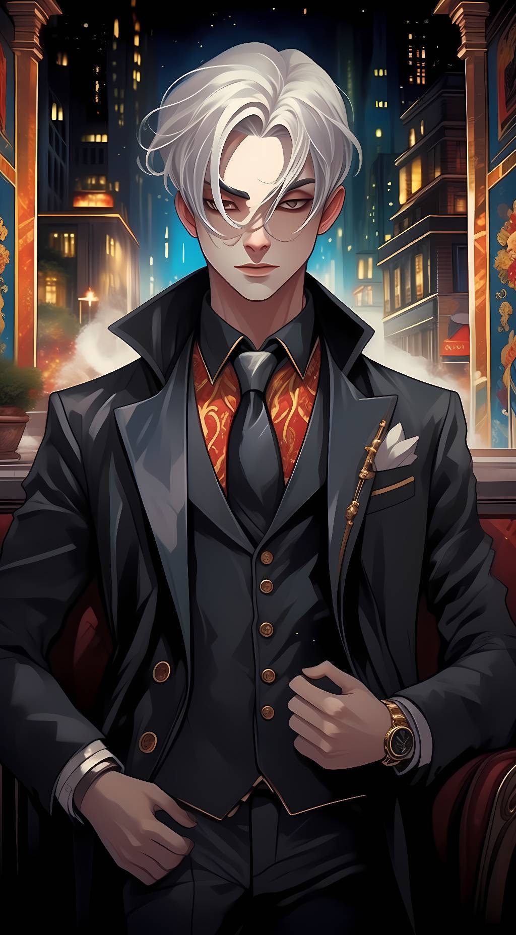 ai character: Manjiro Sano background