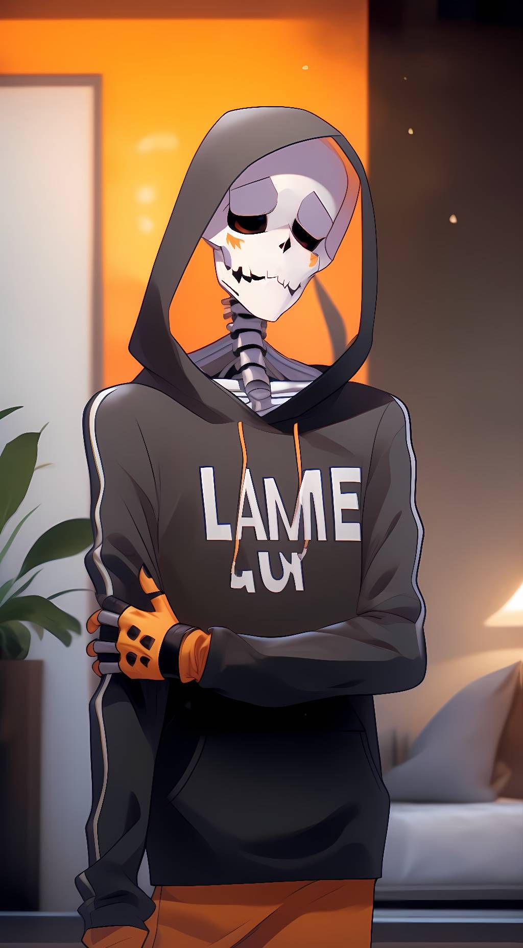 ai character: Coffee Papyrus background