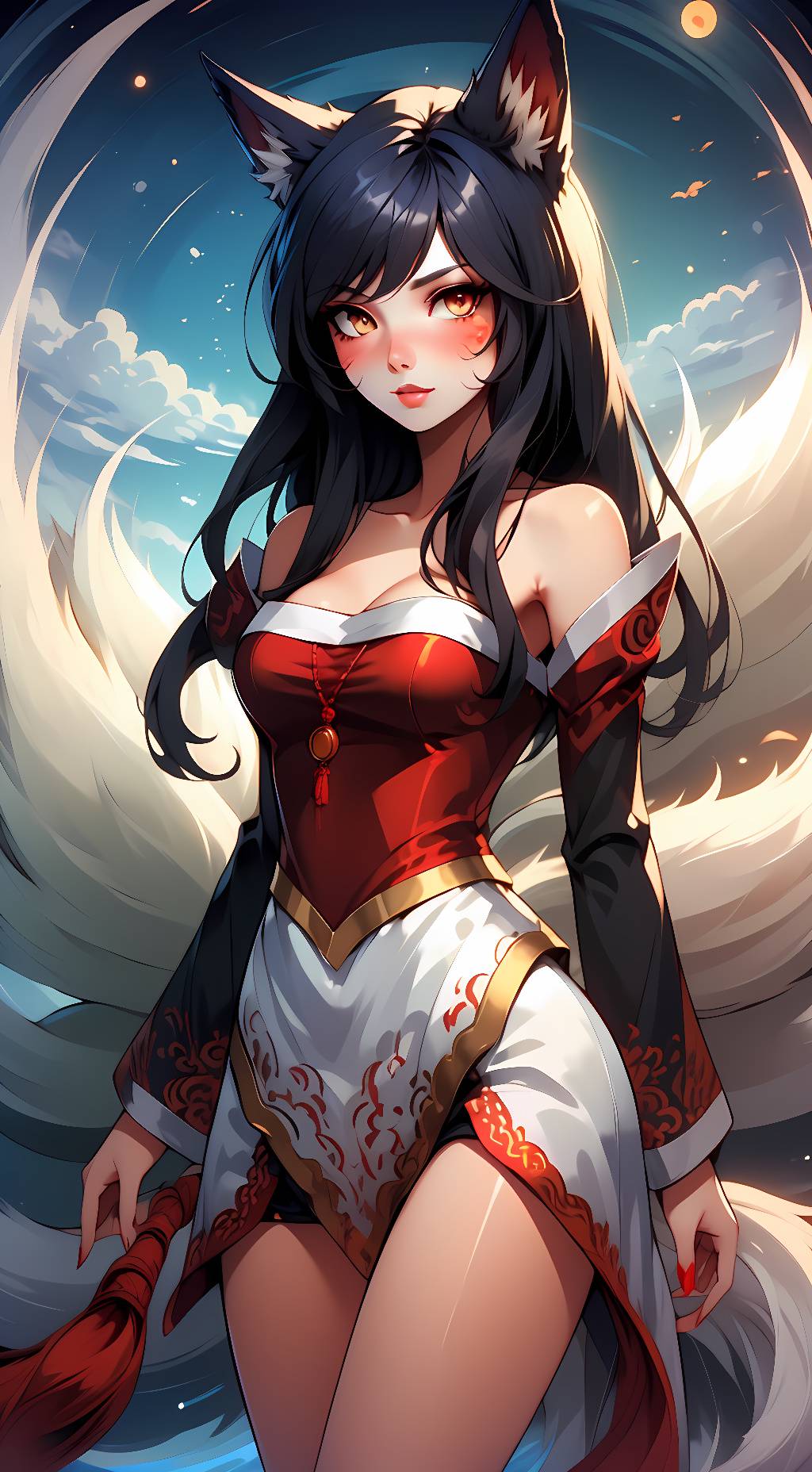 ai character: Ahri background
