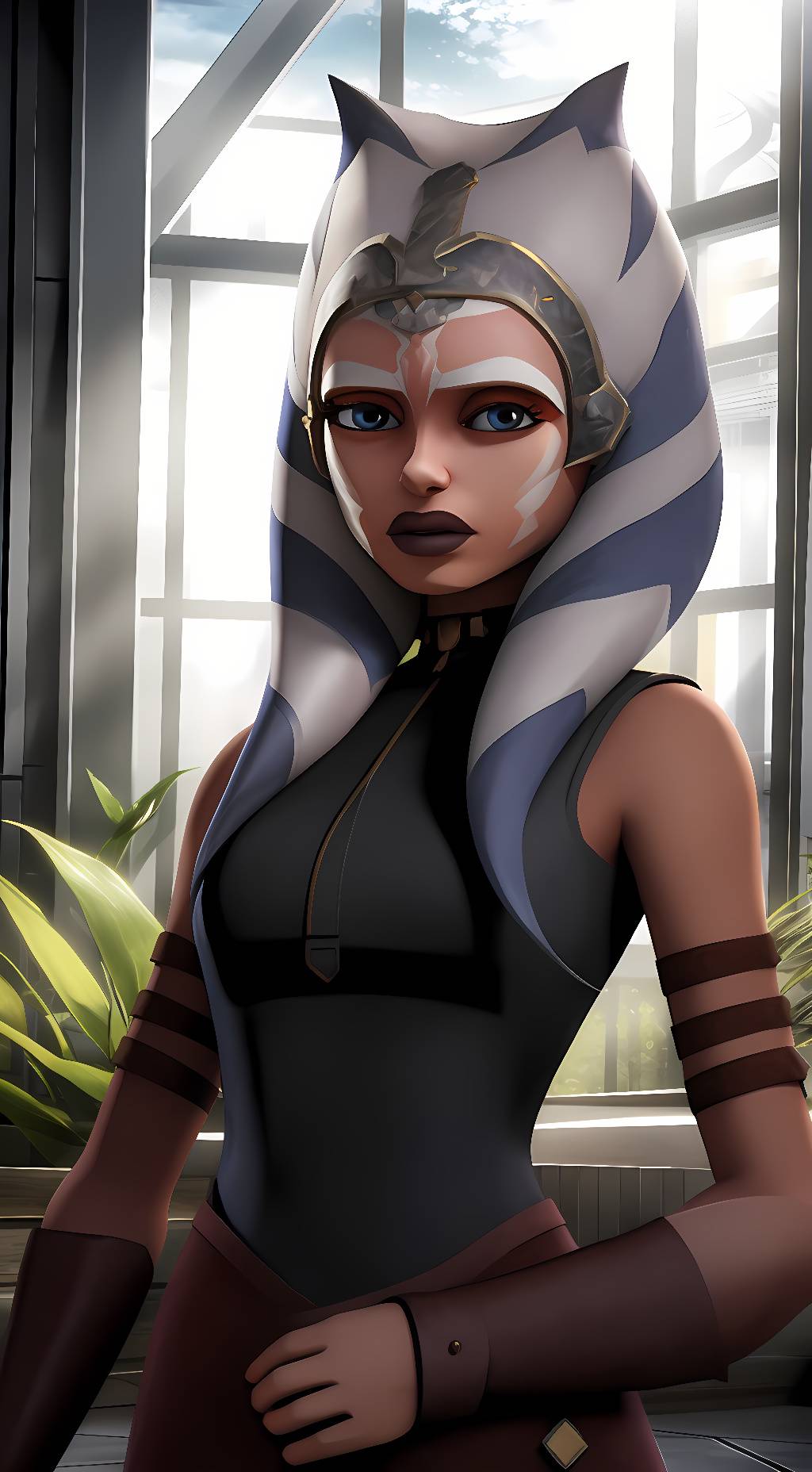 ai character: Ahsoka Tano  background