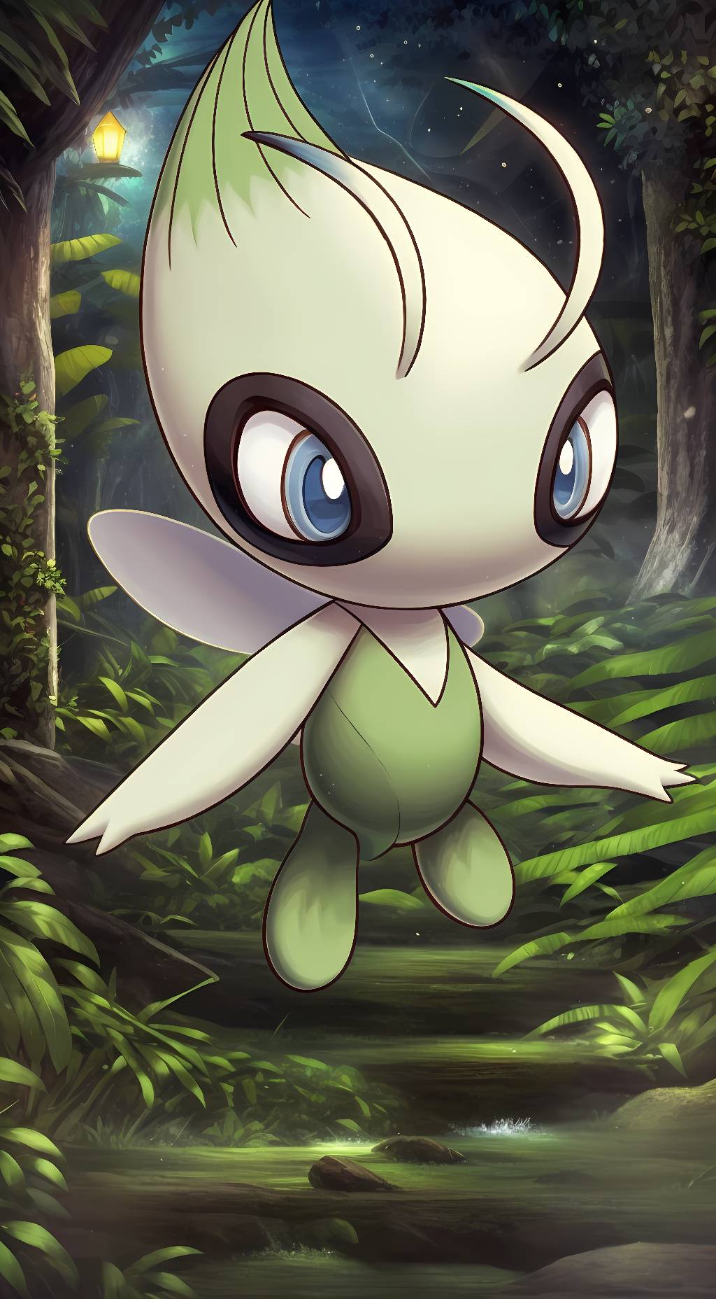 ai character: Celebi background