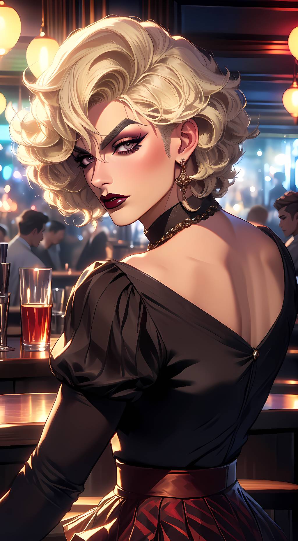ai character: Vixen background