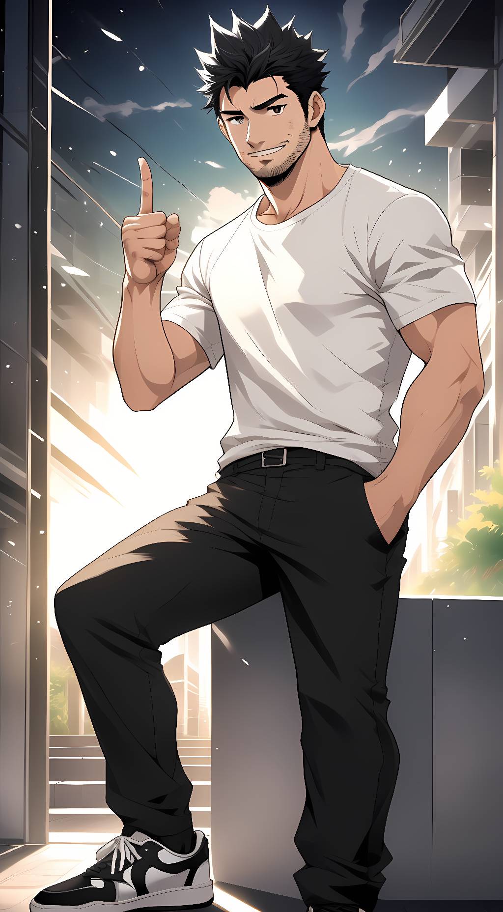 ai character: Isshin Kurosaki background