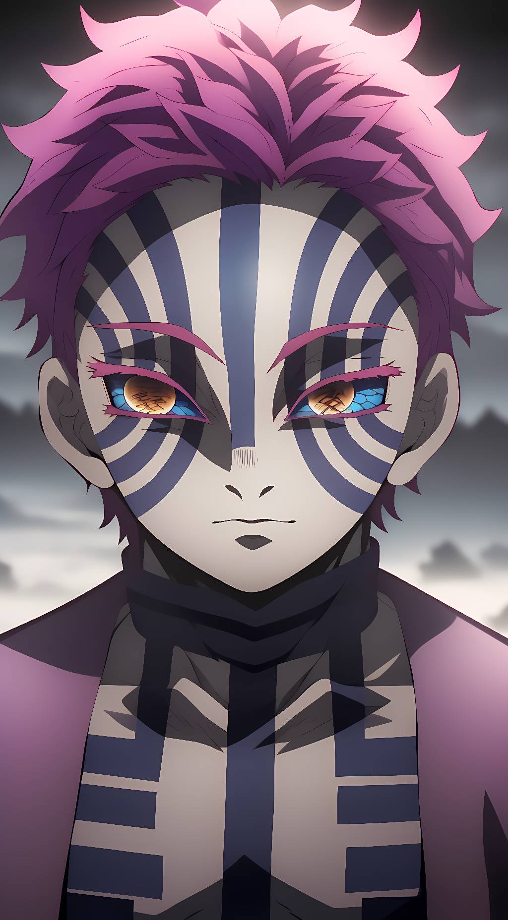 ai character: Akaza background