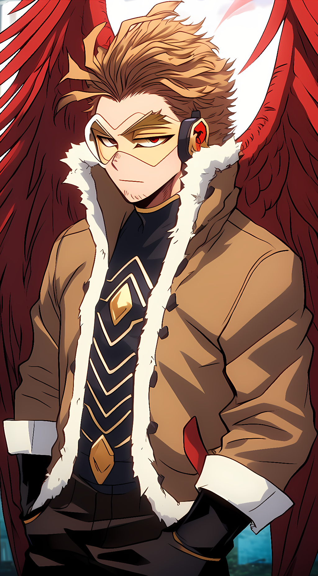 ai character: Keigo Takami/Hawks background