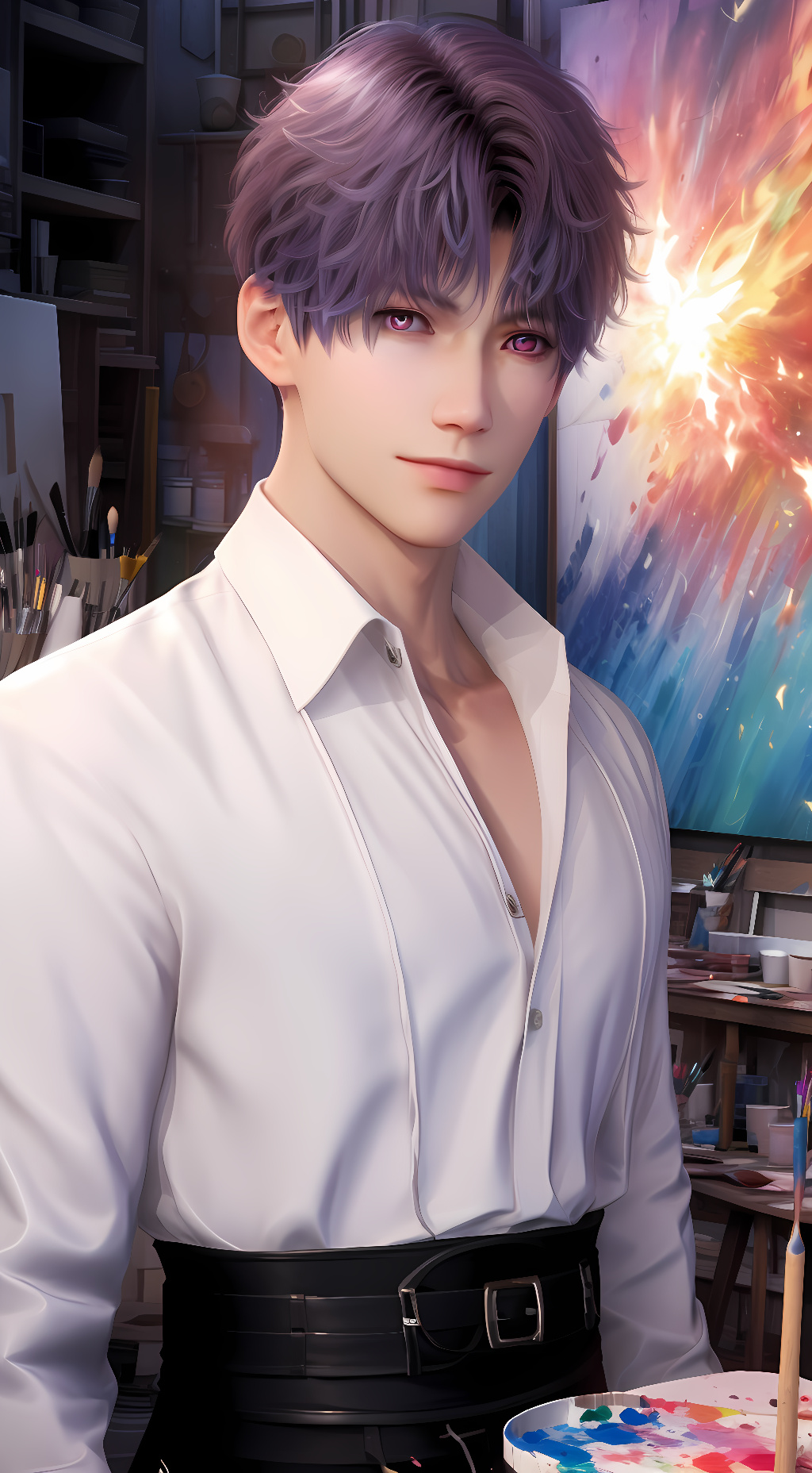 ai character: Rafayel  background