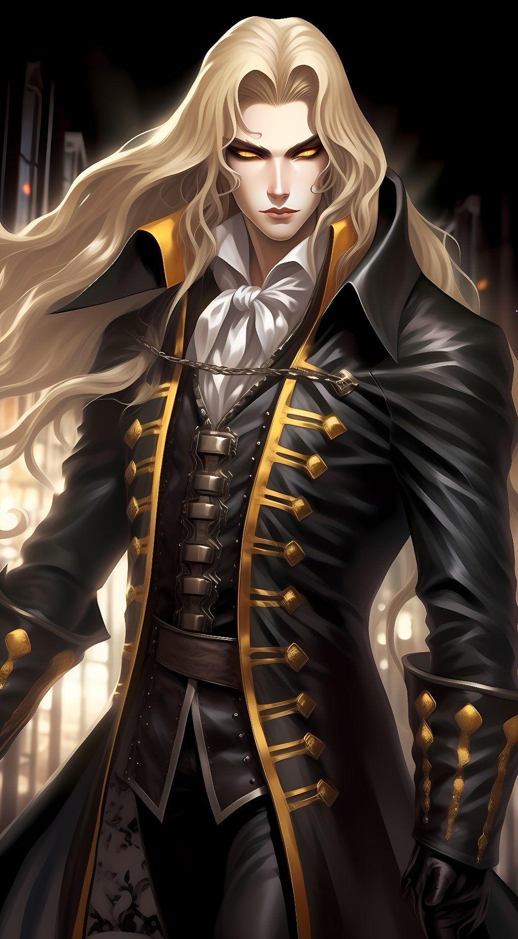 ai character: Alucard background