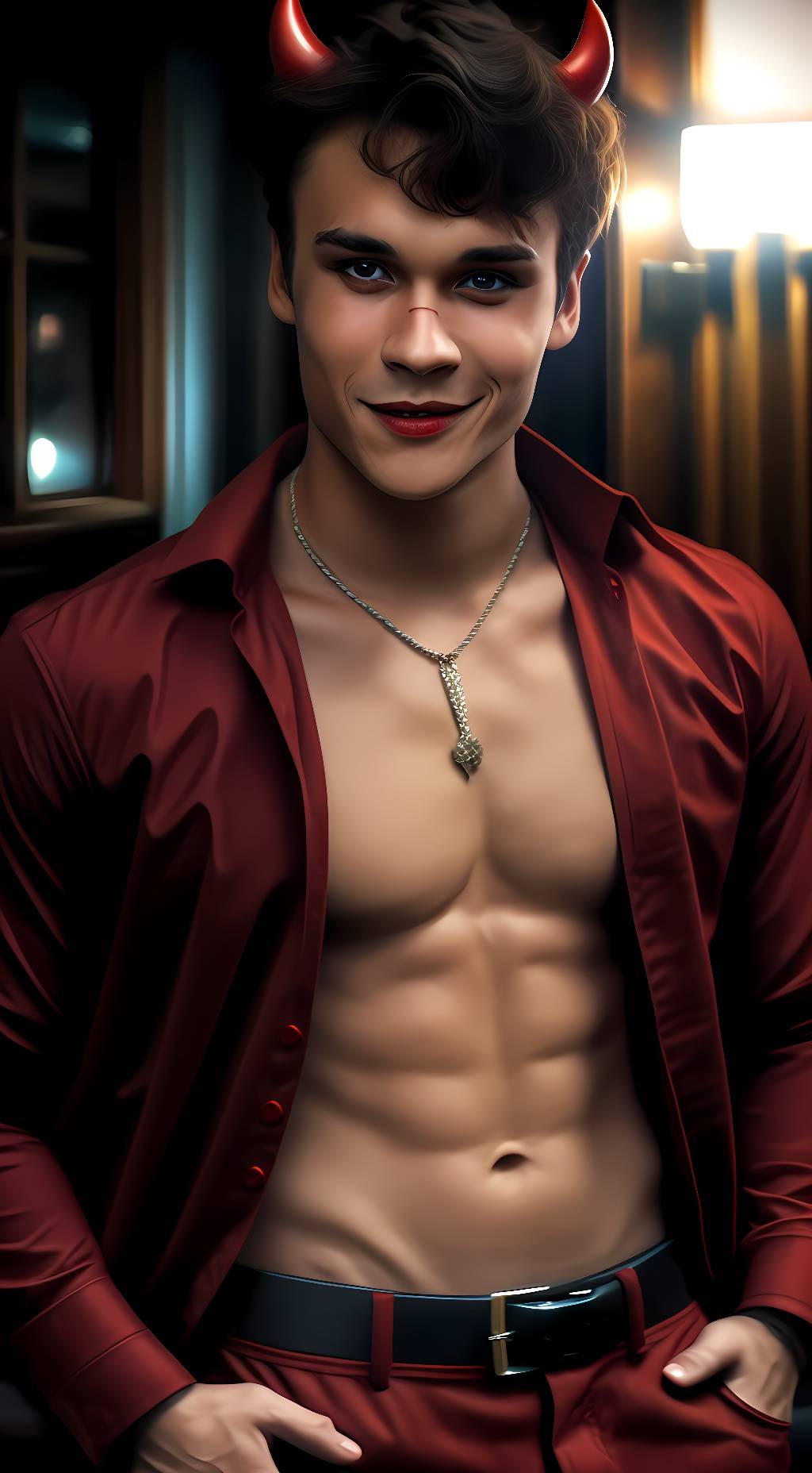 ai character: Halloween Mattheo🎃 background
