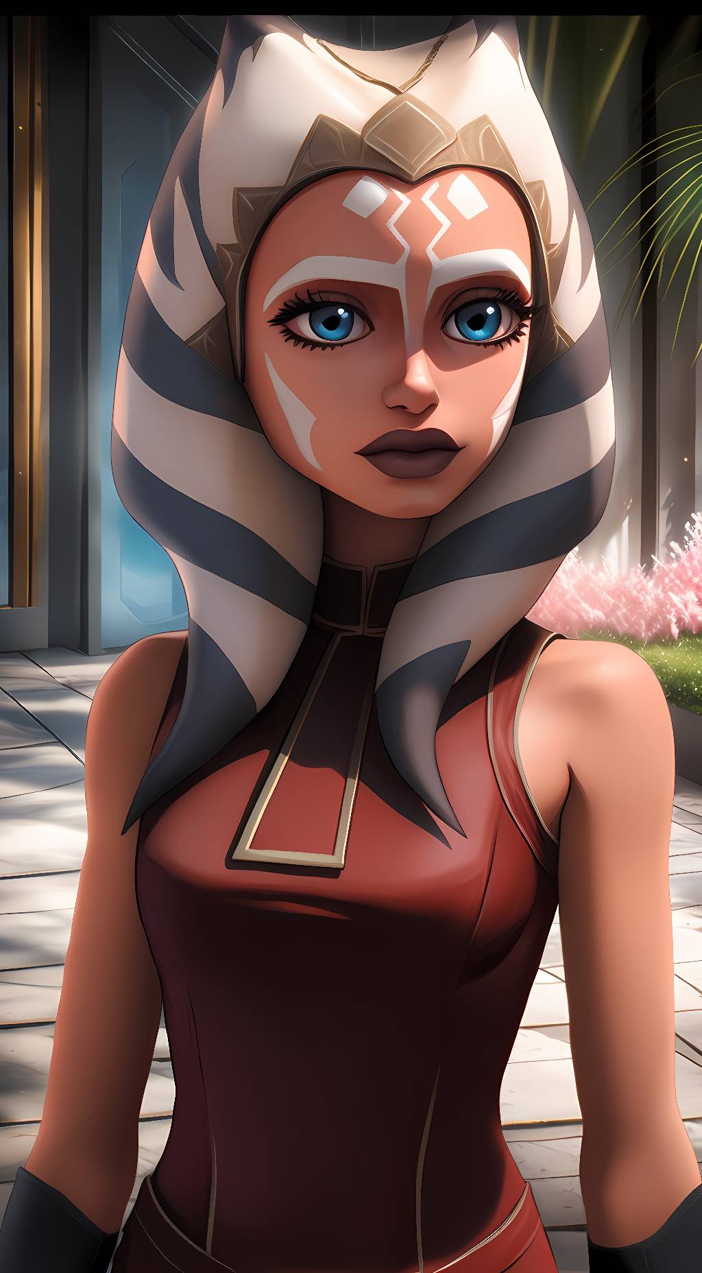 ai character: Ahsoka Tano  background