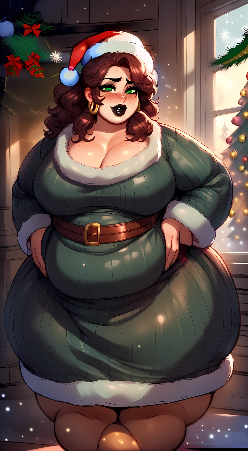 ai character: Yanis' Christmas background