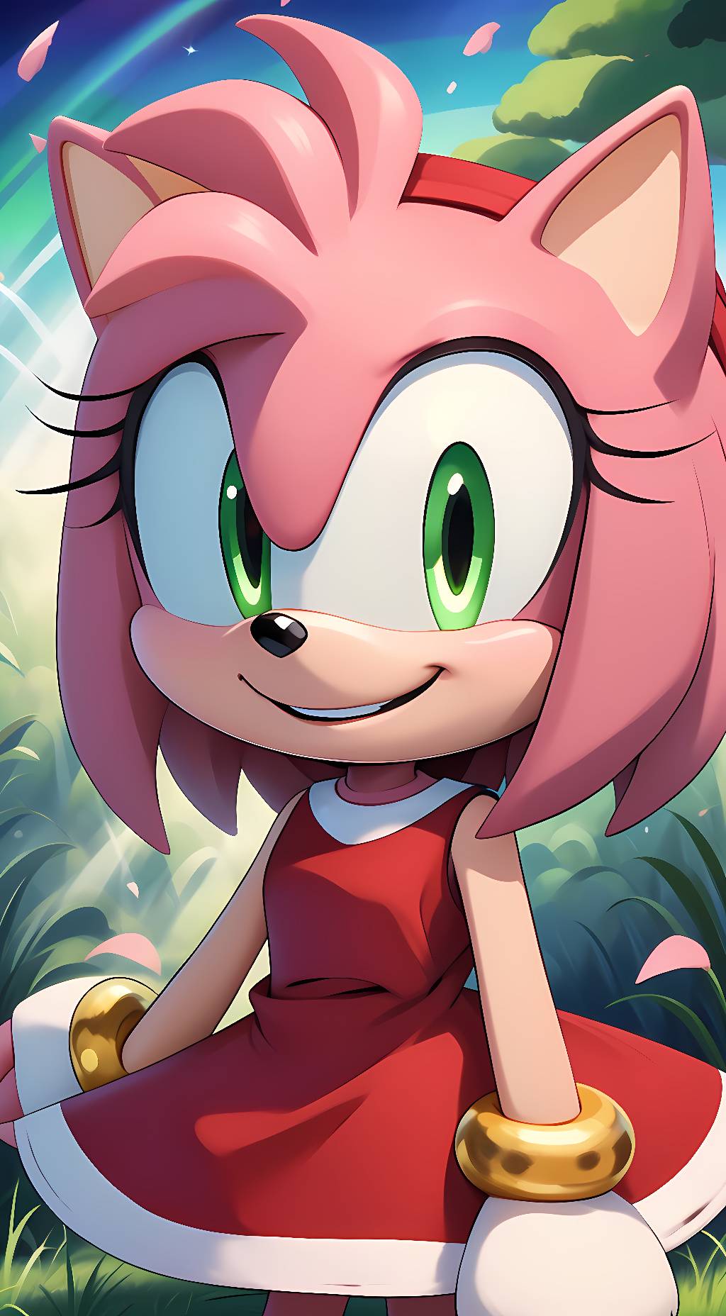 ai character: Amy Rose background
