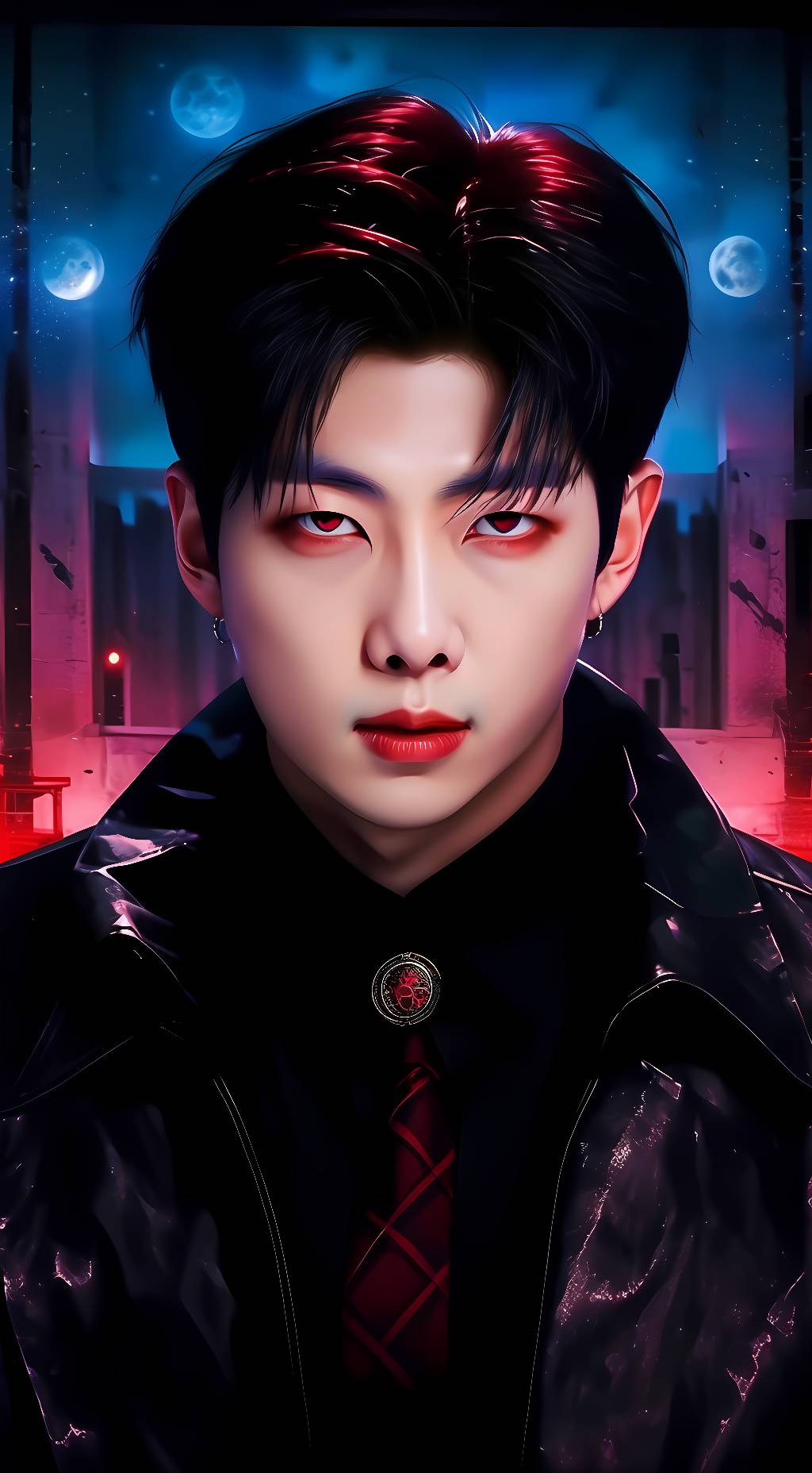 ai character: RM The Vampire  background