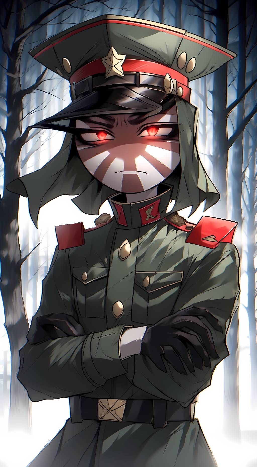 ai character: Japan Empire (M) background