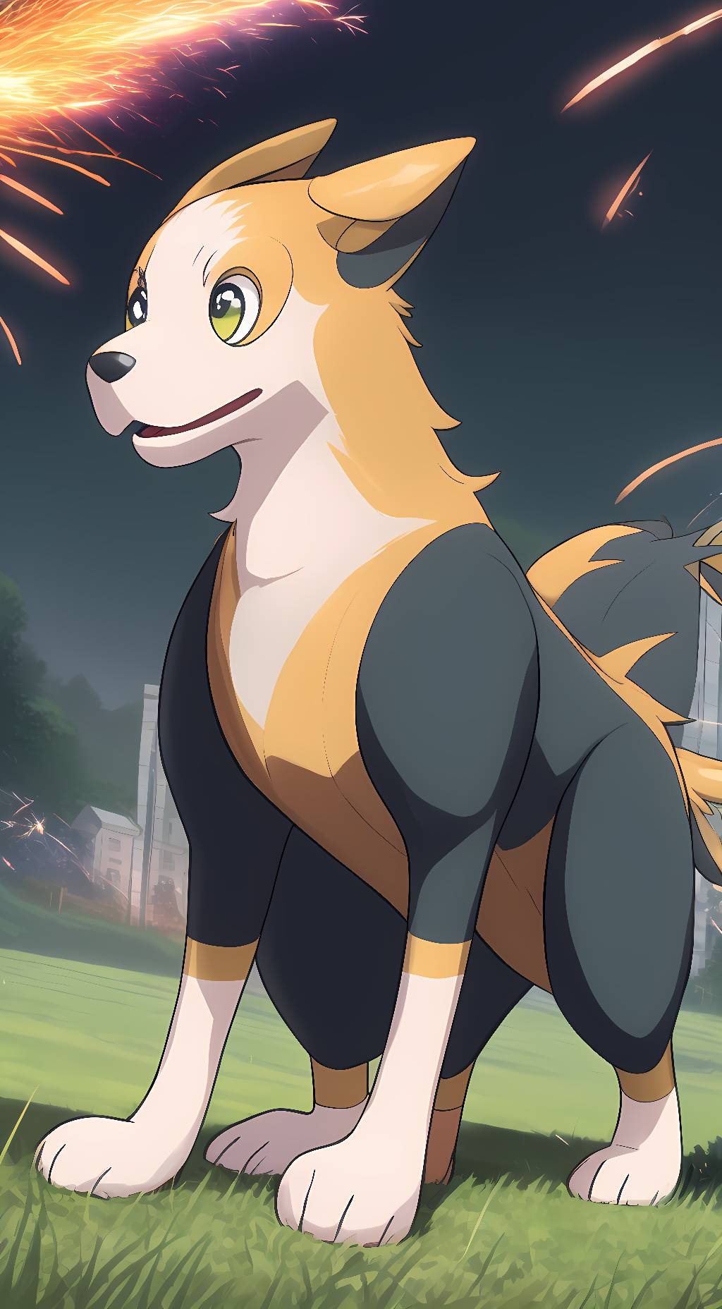 ai character: Boltund  background