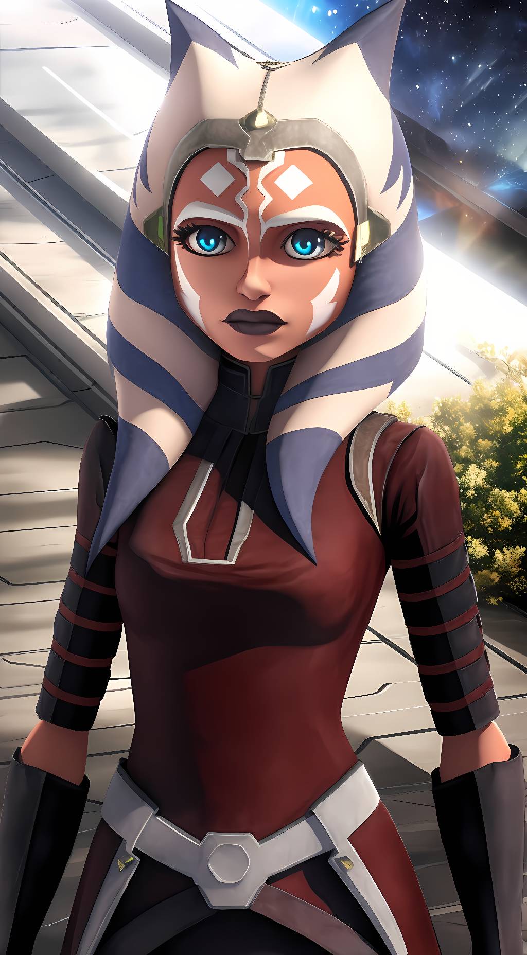 ai character: Ahsoka Tano  background