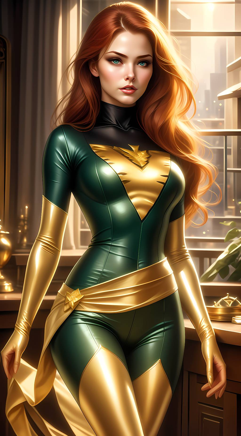 ai character: Jean Grey background