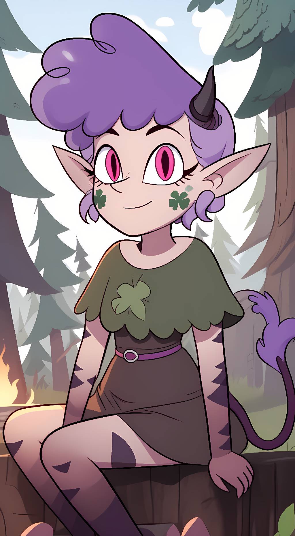 ai character: Meteora  background