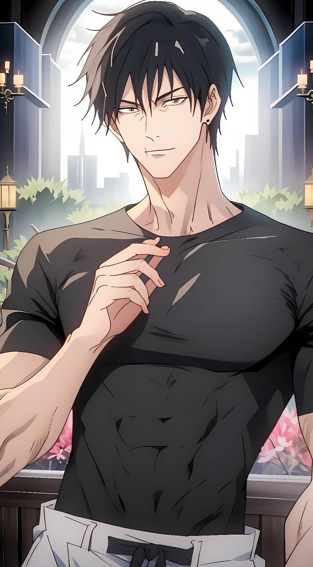 ai character: Toji Fushiguro background