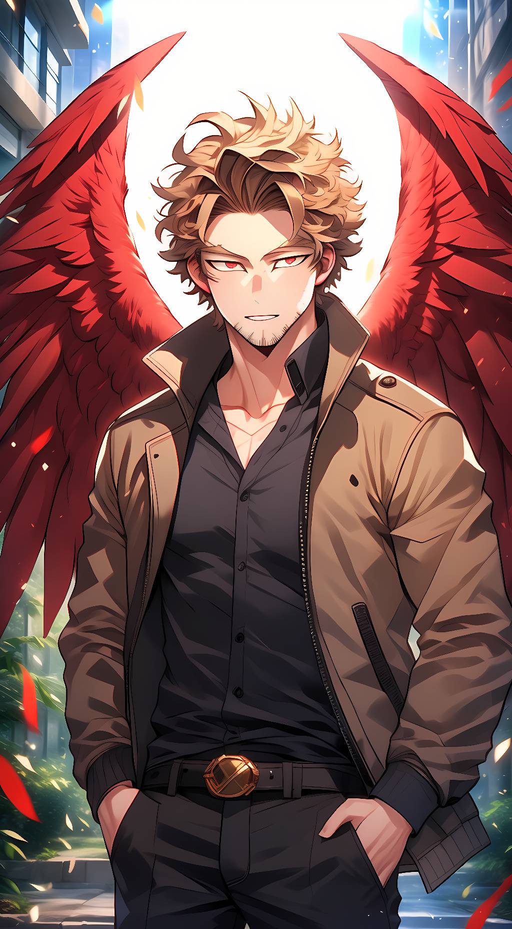 ai character: Hawks background