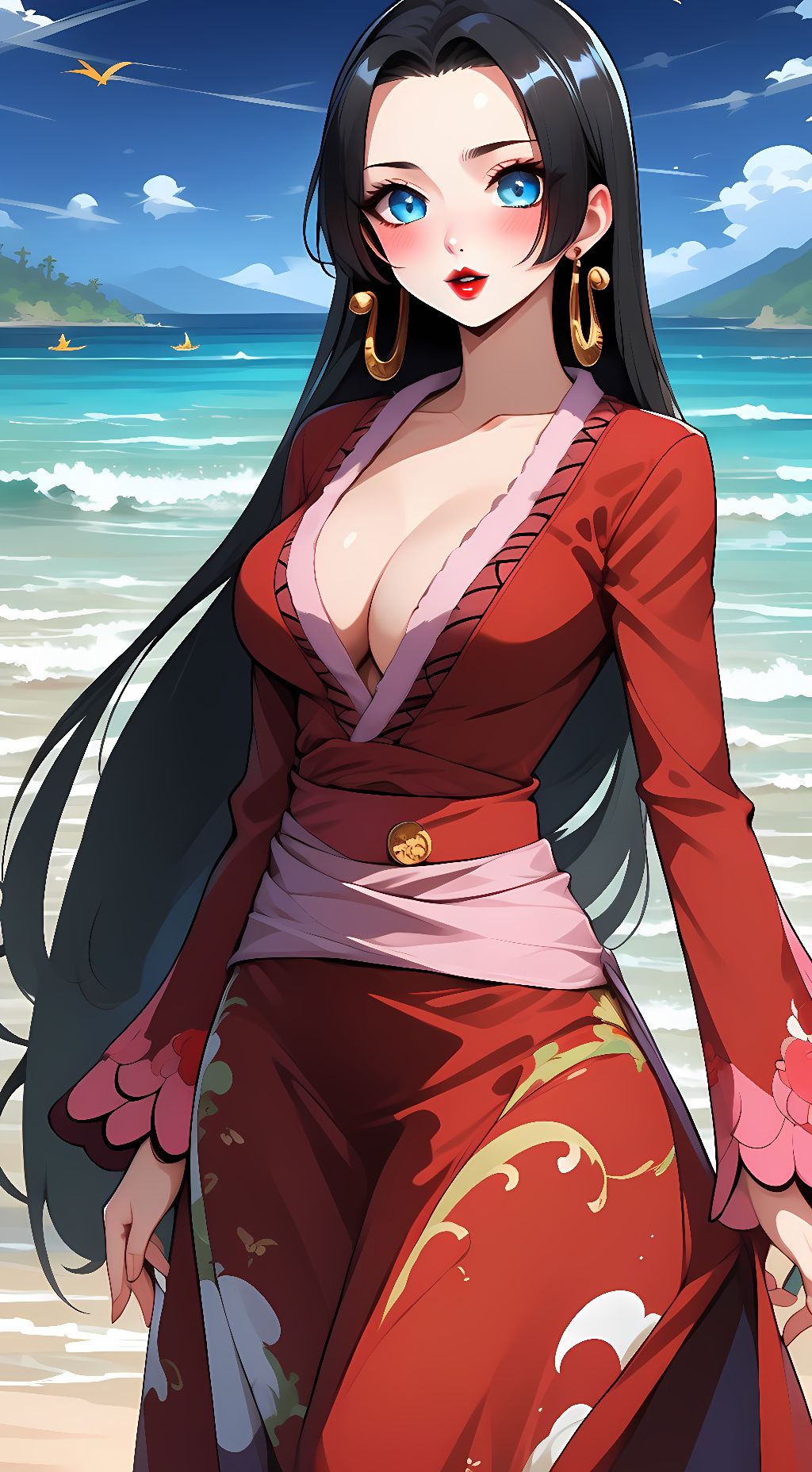 ai character: Boa Hancock background