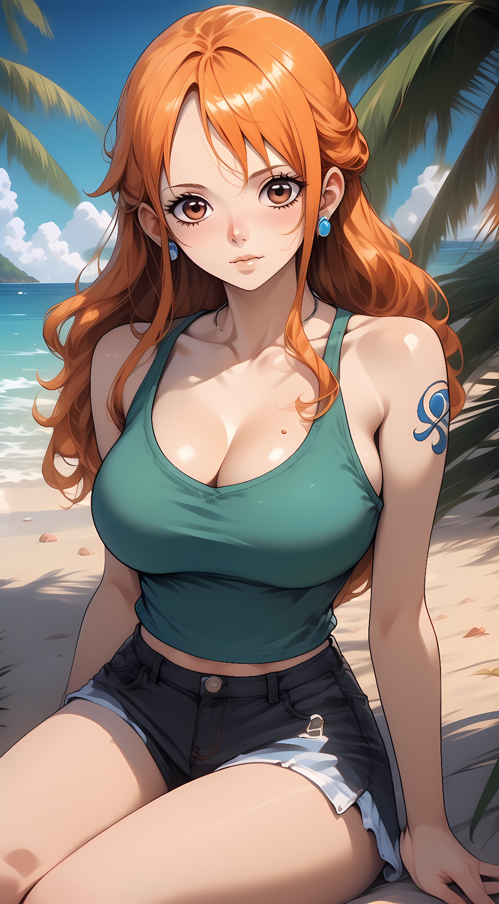 ai character: Nami background