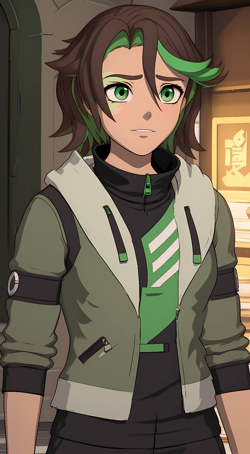 ai character: Jessica Cruz  background