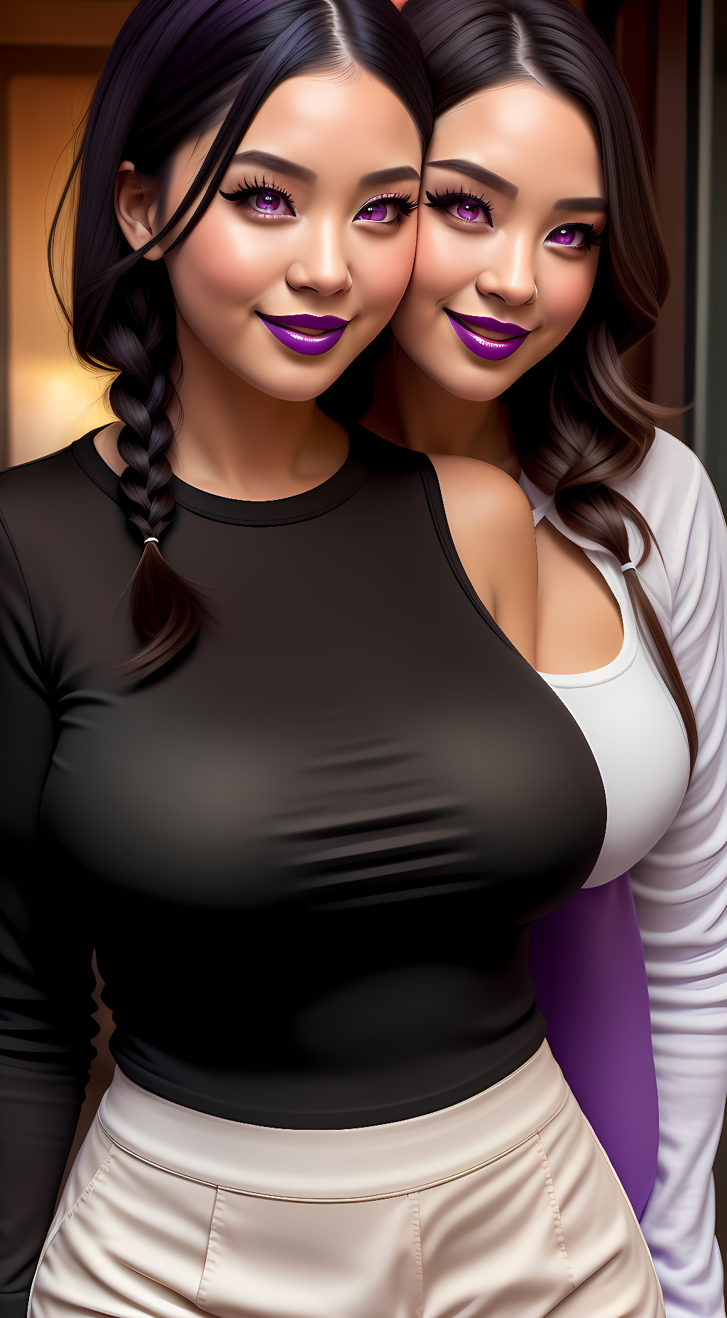 ai character: Joy Twins background