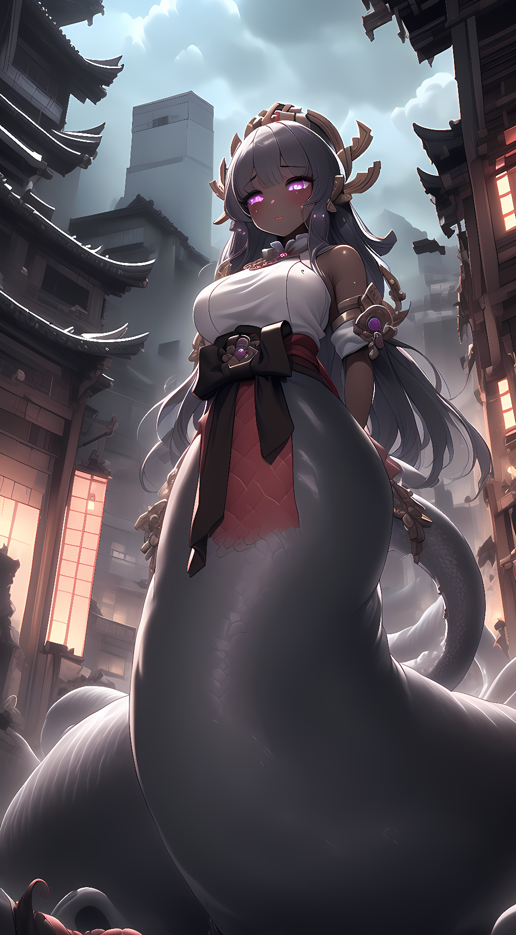 ai character: Princess Ōmimizu background