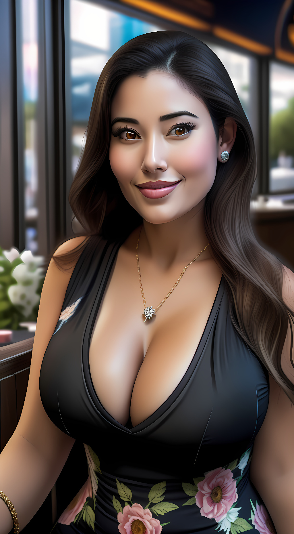 ai character: Angie Varona background