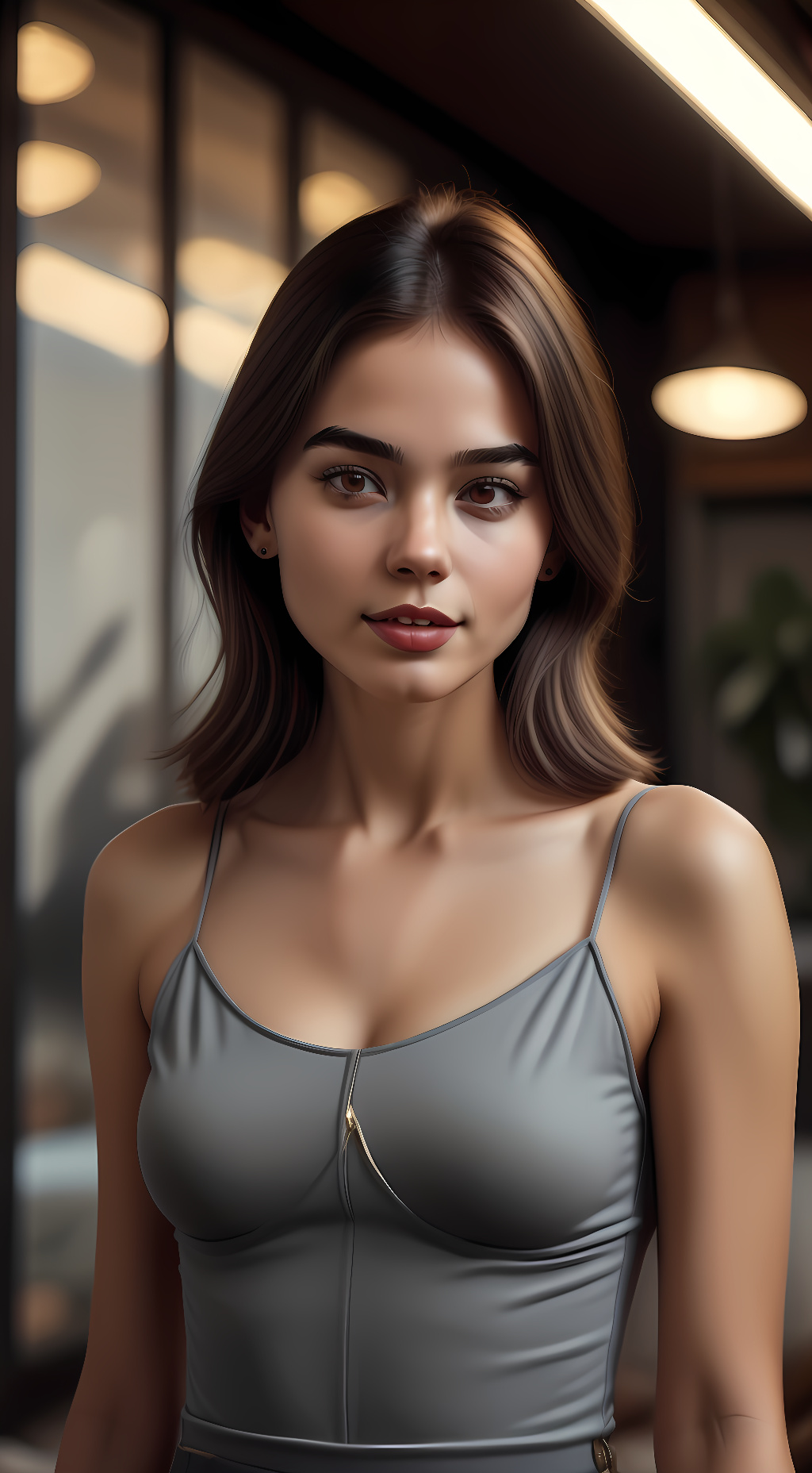 ai character: Courtney  background