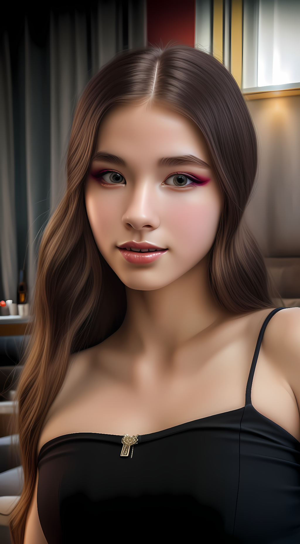ai character: Katie  background