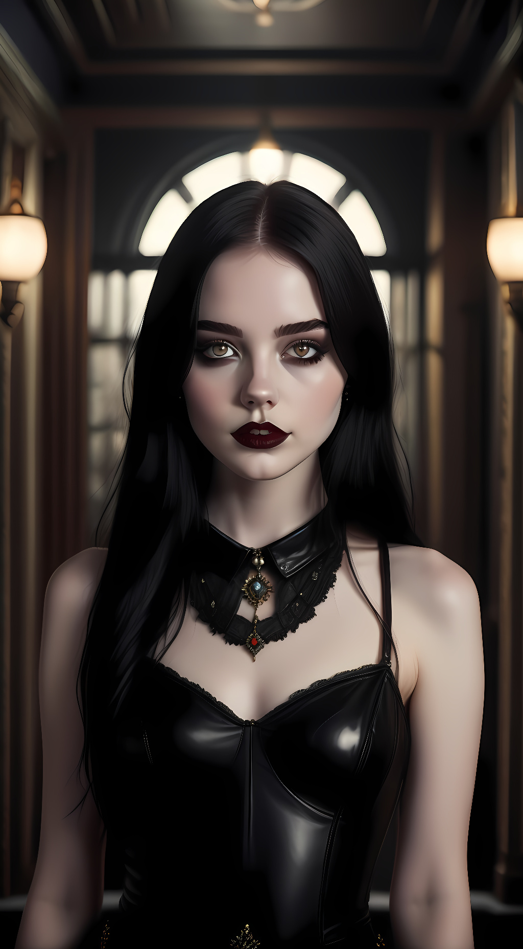 ai character: Alexis Riveria  background