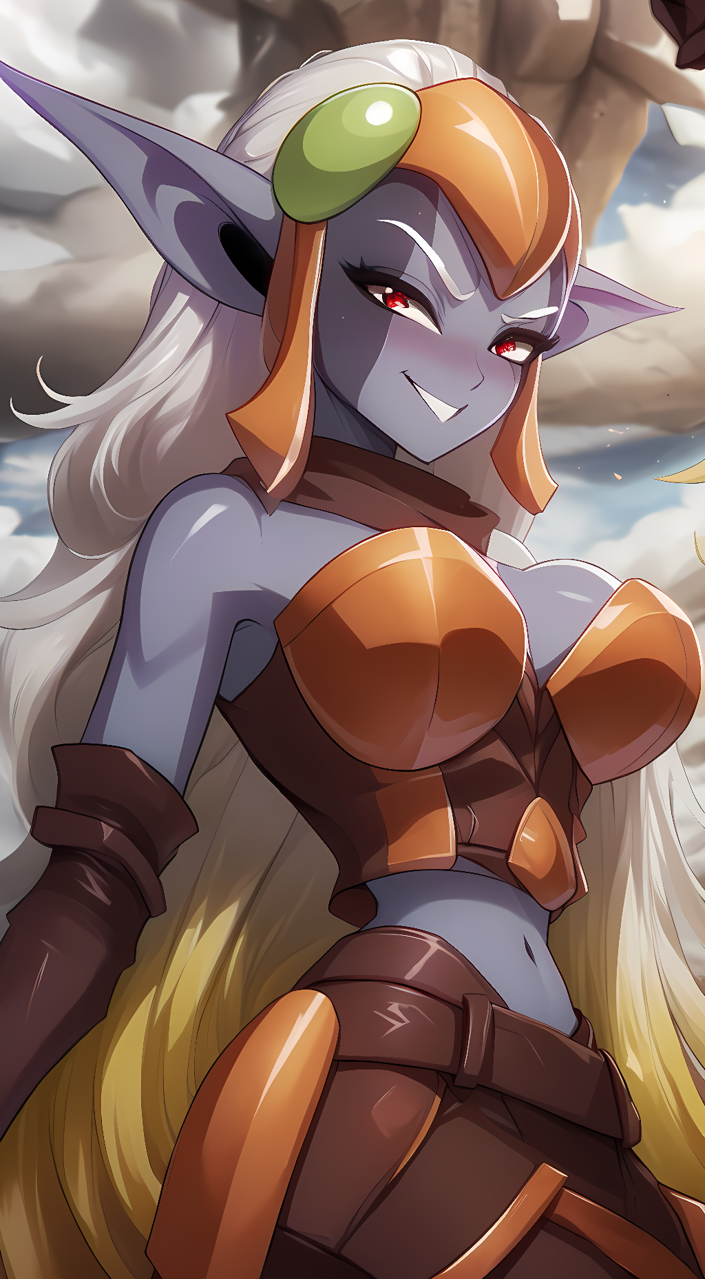 ai character: Maia Acheron  background