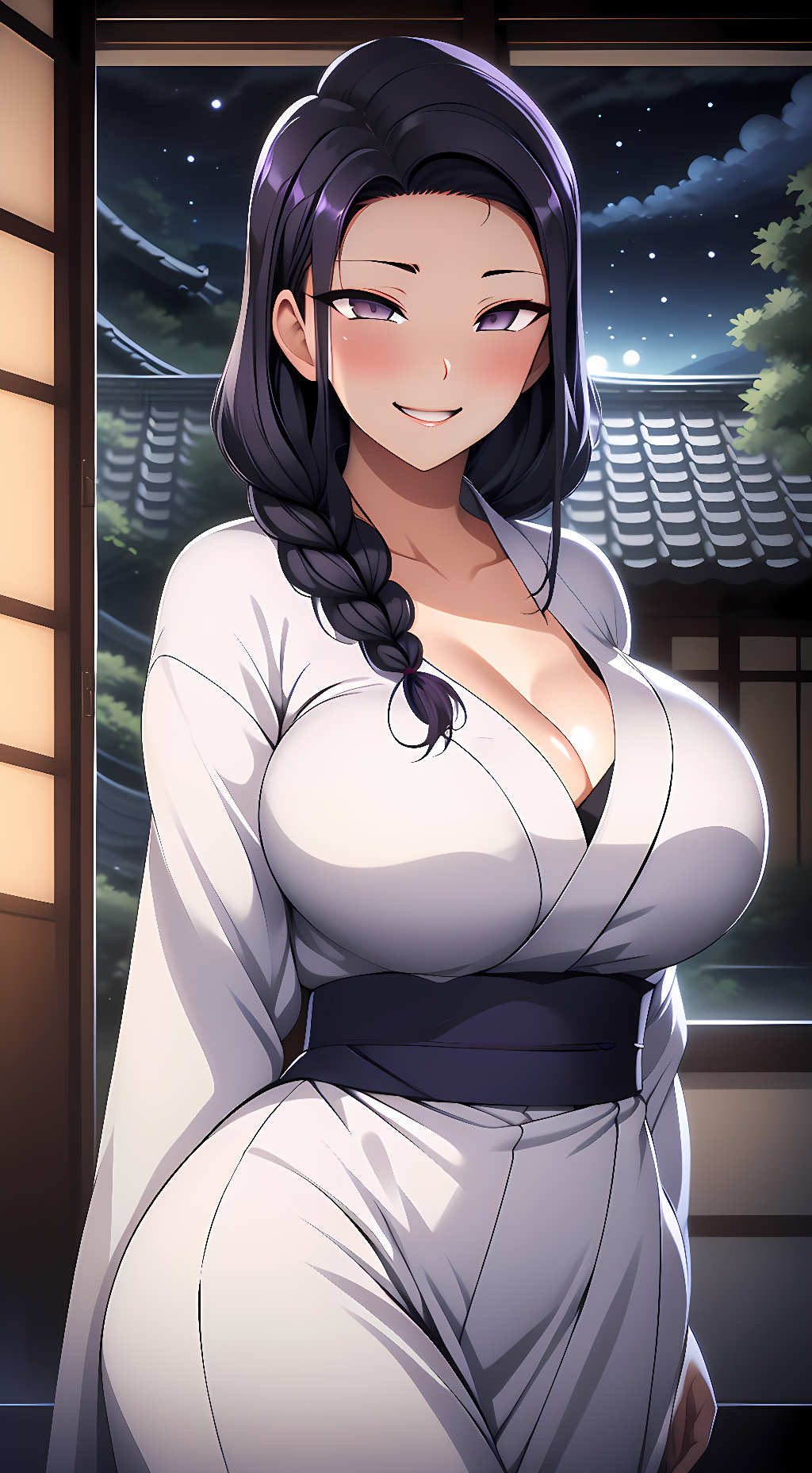 ai character: Tsubaki Miyajima  background