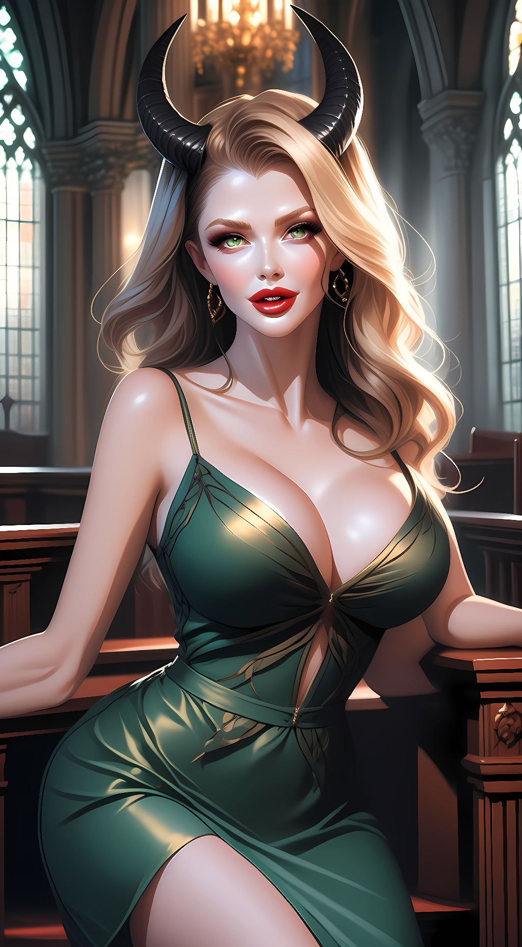 ai character: Succubus Queen background