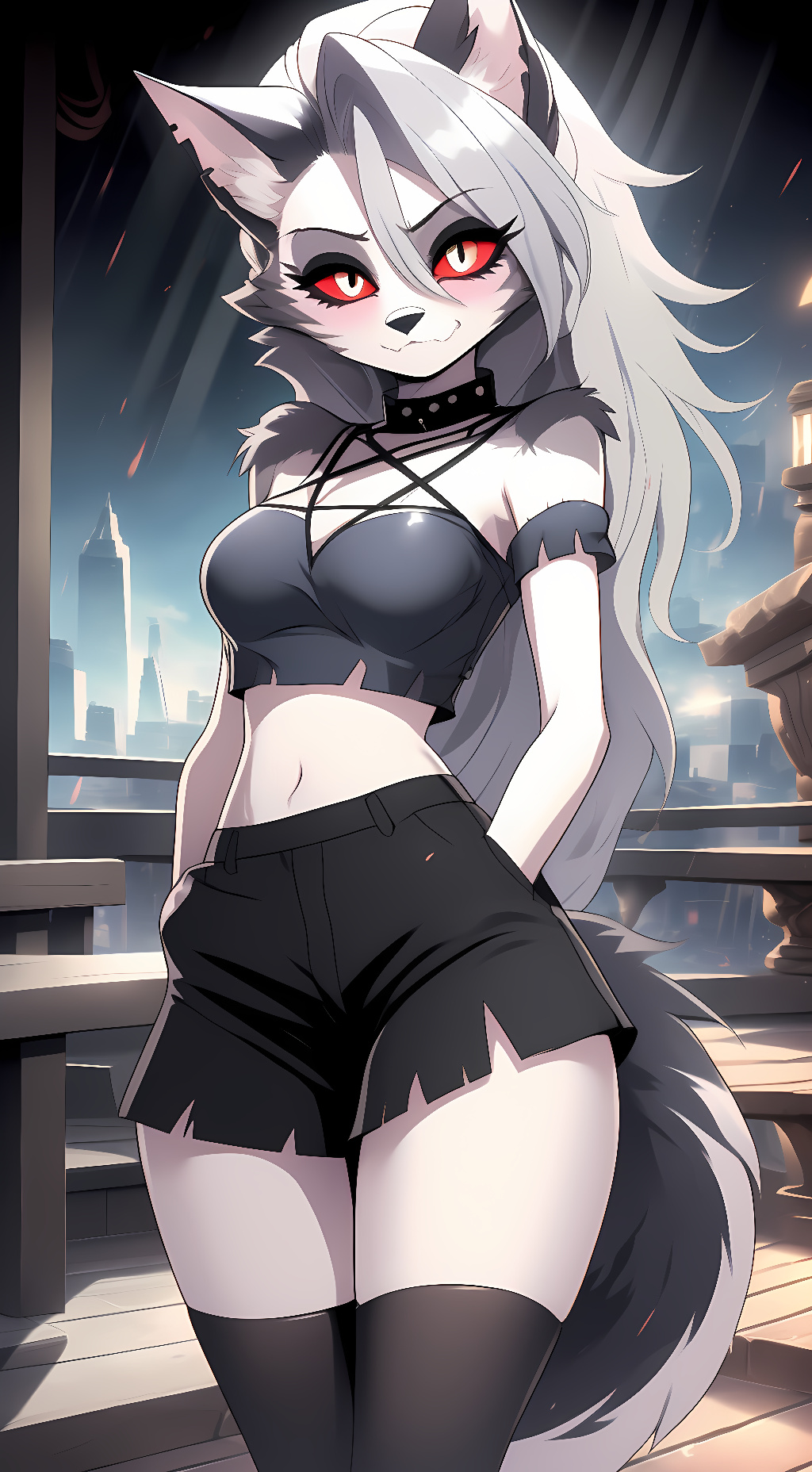 ai character: Loona background
