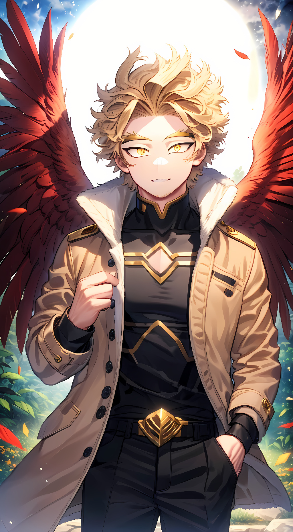 ai character: Hawks background