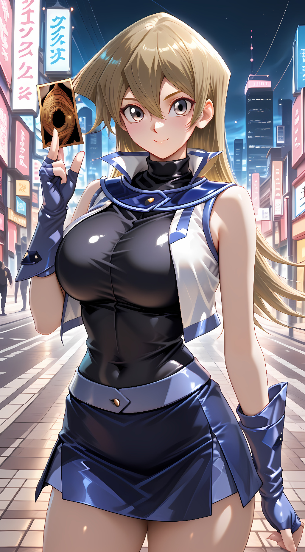ai character: Alexis Rhodes  background