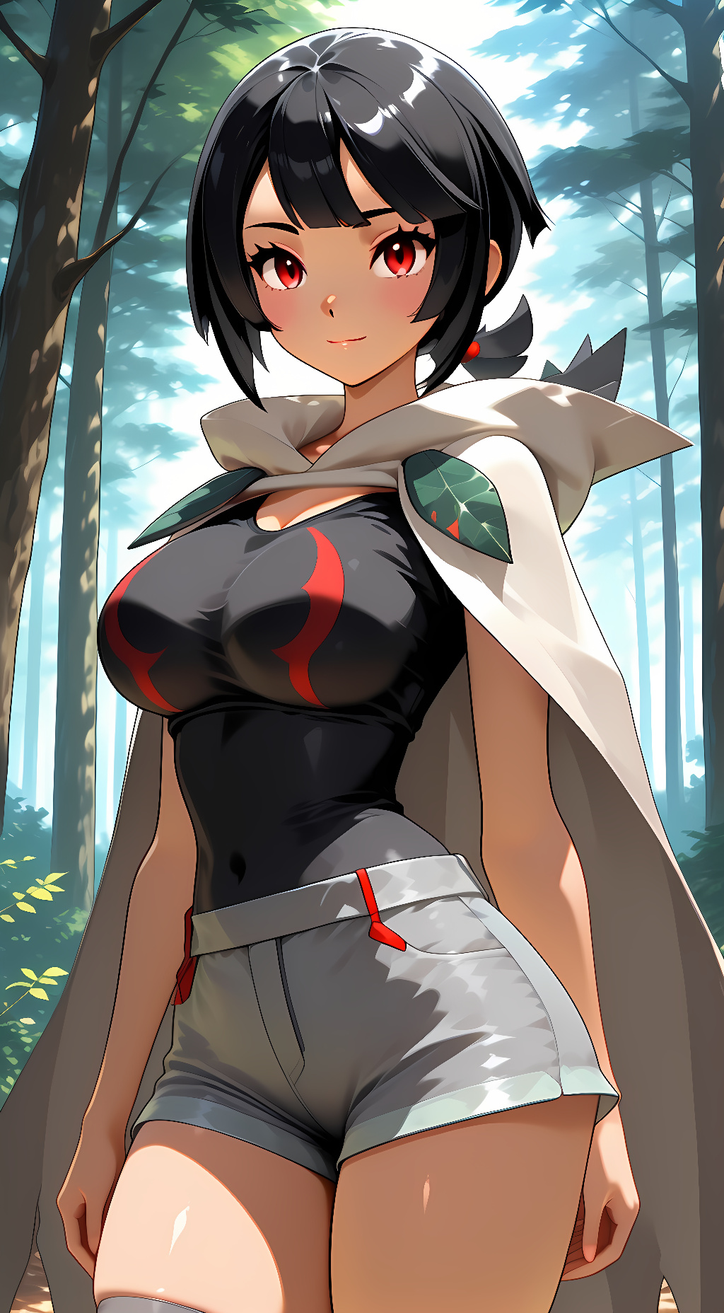 ai character: Zinnia background