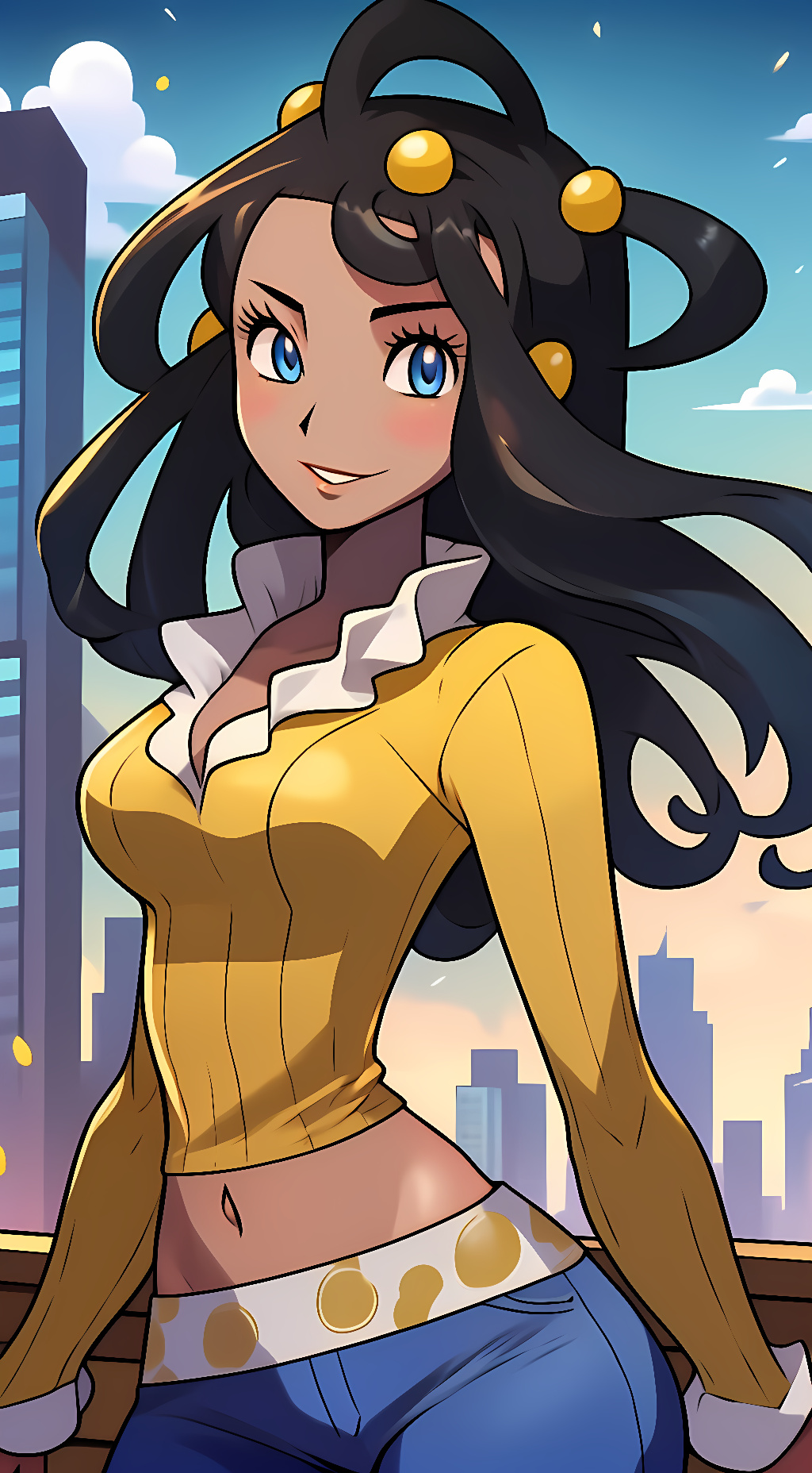 ai character: Dahlia background