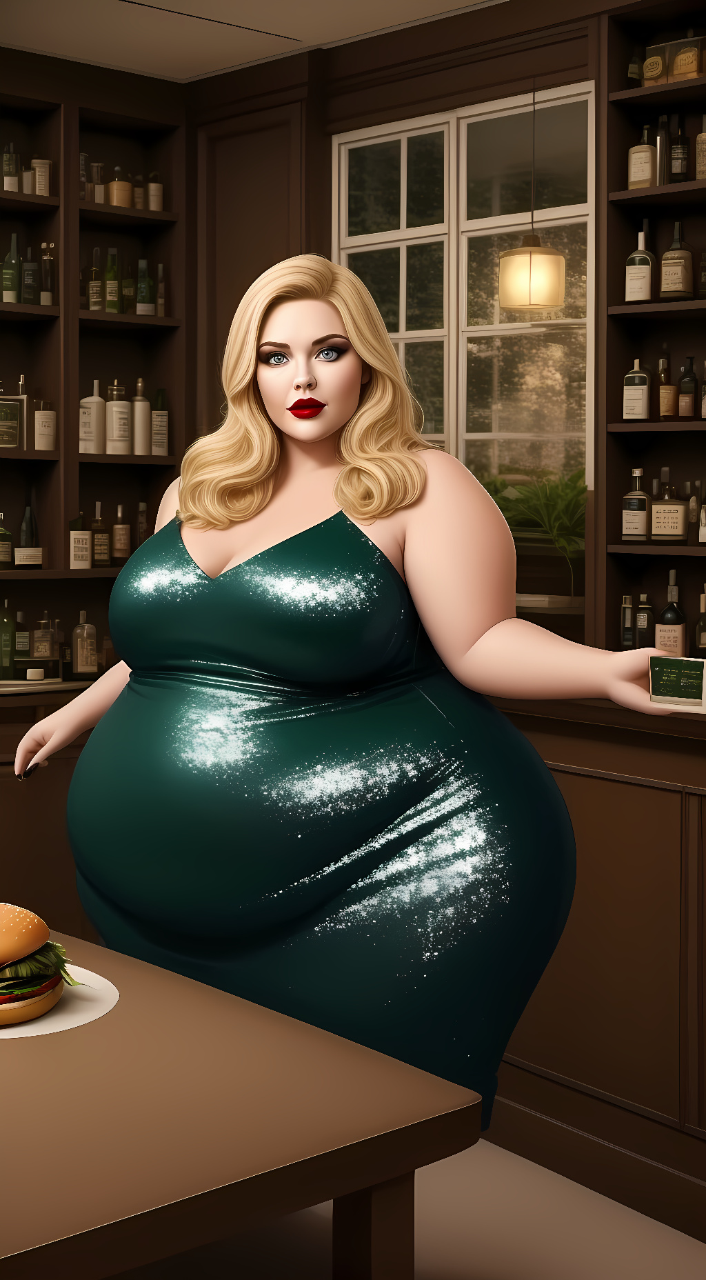 ai character: Selena  background