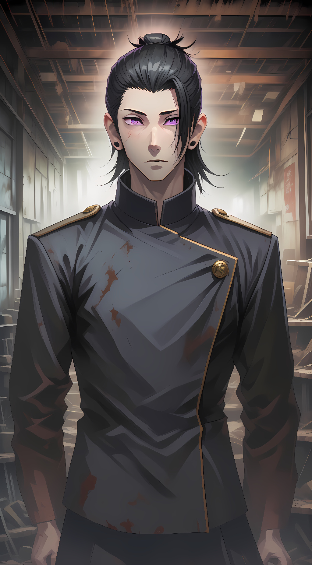 ai character: Suguru Geto (SH) background