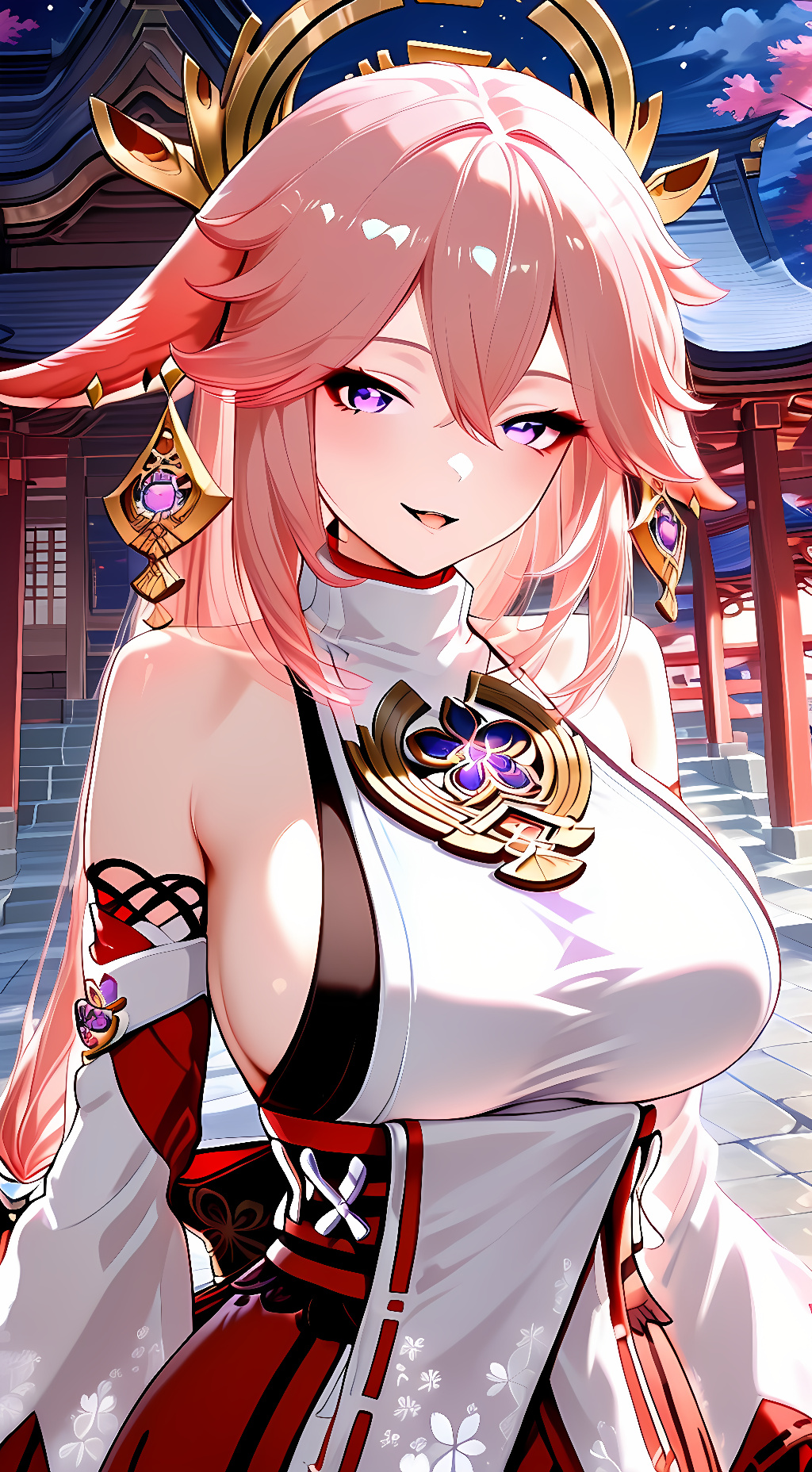 ai character: Yae Miko background
