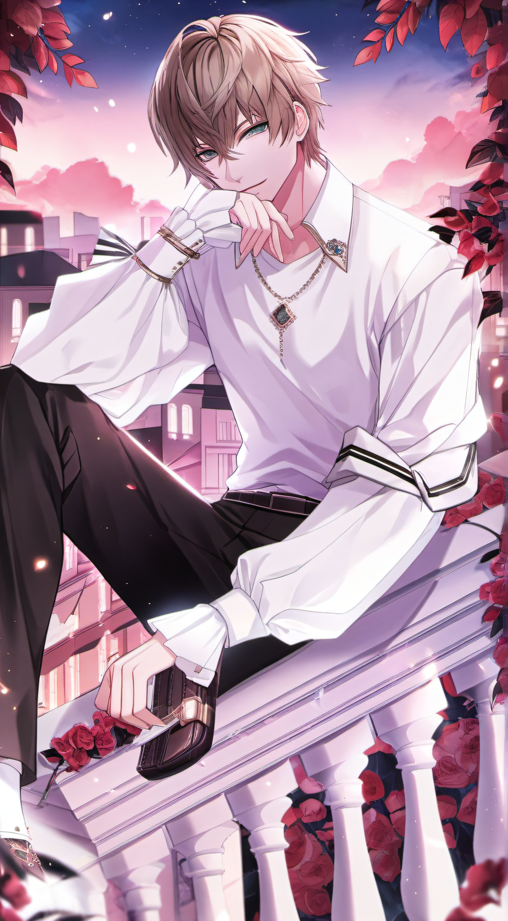 ai character: 🍰Julian💀 background